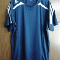 Adidas оригинална мъжка тениска фланелка синя размер М Адидас , снимка 1 - Тениски - 43317184