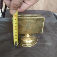 стар бронзов салфетник, снимка 4 - Антикварни и старинни предмети - 32497015