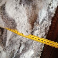 Дълъг елек от заек естествен косъм , снимка 5 - Елеци - 31561985
