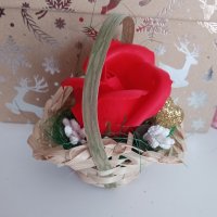 Малки кошнички за подаръци , снимка 3 - Изкуствени цветя - 44099374