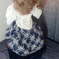 Викторианска порцеланова кукла 45 см, снимка 4 - Колекции - 38349229