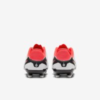 Футболни обувки NIKE JR LEGEND 10 ACADEMY FG/MG WHITE/BLACK-BRIGHT CRIMSON размер 36, 37.5, снимка 7 - Футбол - 43555738