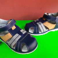 Английски детски сандали естествена кожа-3 цвята, снимка 3 - Детски сандали и чехли - 28299374