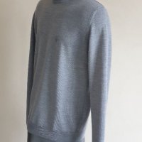 Armani Jeans AJ Wool Mens Size М ОРИГИНАЛ! Мъжки тънък Вълнен Пуловер!, снимка 9 - Пуловери - 39056072