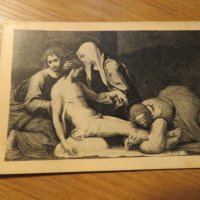 Стара Картичка - Свалянето на Исус от кръста ., снимка 1 - Антикварни и старинни предмети - 27070562