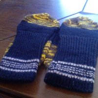 Вълнени плетени чорапи, снимка 3 - Други - 26204613