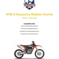 KTM & Husqvarna гардове за радиатори Tedesco®, снимка 2 - Други спортове - 40452757