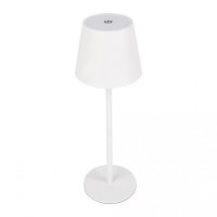 LED Настолна Лампа Бяла Безжична Ip44 , снимка 1 - Настолни лампи - 43610435