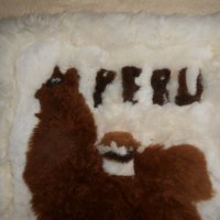 Пано / Сувенир от Лама - Llama souvenirs / Peru, снимка 3 - Пана - 26570538