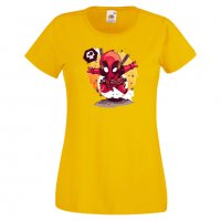 Дамска тениска Marvel Deadpool Игра,Изненада,Подарък,Геймър,, снимка 10 - Тениски - 36741041