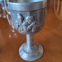 Антични чаши от калай, снимка 3 - Антикварни и старинни предмети - 38298743