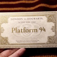 Магическа пръчка на Хармаяни + Билет + нашивки , Комплект , Hermione Хари Потър , Harry Potter, снимка 3 - Други - 34853351