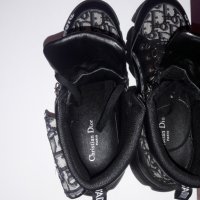 Кецове Dior нови в черно, снимка 3 - Кецове - 27965596