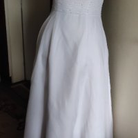 Бяла  булчинска рокля , снимка 1 - Сватбени рокли - 40269143