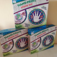 Hand Print Stone Kids Kit, снимка 4 - Рисуване и оцветяване - 26905344