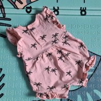 Бебешко боди от ORGANIC COTTON в розов цвят , снимка 3 - Бодита за бебе - 43985007