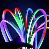 Неонови LED лентови светлини, снимка 2 - Лед осветление - 43474791