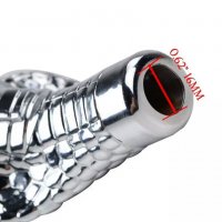 Сив хром метална топка кобра за скоростен лост със светещи очи за кола автомобил джип пикап бус ван , снимка 3 - Аксесоари и консумативи - 32796788