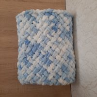 Ръчно плетено бебешко одеяло , снимка 3 - Други - 39071409