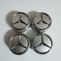 Капачки за джанти за Mercedes AMG Черни Сиви Червени Матирани (A0004000900), 75mm, снимка 9 - Аксесоари и консумативи - 29421821