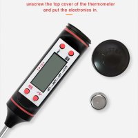 Термометър за храна, цифров, за месо и течности, -50 - 300°C , снимка 8 - Аксесоари за кухня - 43776060