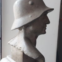 WW2-Много рядък подаръчен бюст на ненски войник , снимка 6 - Антикварни и старинни предмети - 44889887