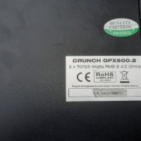 Авто усилвател Crunch  GPX500.2  , снимка 6 - Аксесоари и консумативи - 38187671