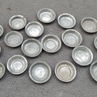 Възрожденска бакърена чиния 18 бр, снимка 2 - Антикварни и старинни предмети - 39545660