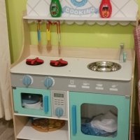 Детска дървена кухня! Нова!, снимка 1 - Мебели за детската стая - 44021030