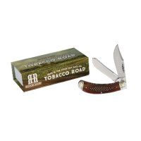 Колекционерски джобен сгъваем нож с два остриета RR Tobacco Road Bow Trapper. (RR1892), снимка 8 - Ножове - 43376800