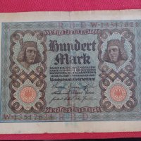 Райх банкнота 100 марки 1920г. Германия уникат за колекционери 28294, снимка 5 - Нумизматика и бонистика - 37144007