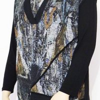 Дамска блуза- 44 и 48 размери, снимка 4 - Блузи с дълъг ръкав и пуловери - 33477170