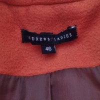Дамско палто Andrews, S размер, оранжево, снимка 2 - Палта, манта - 43208255