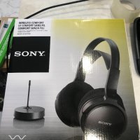 Безжични слушалки Sony MDR-RF811RK, Черни, снимка 4 - Слушалки за компютър - 38589683