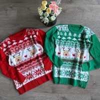 Коледни пуловери Двете еленчета 🦌