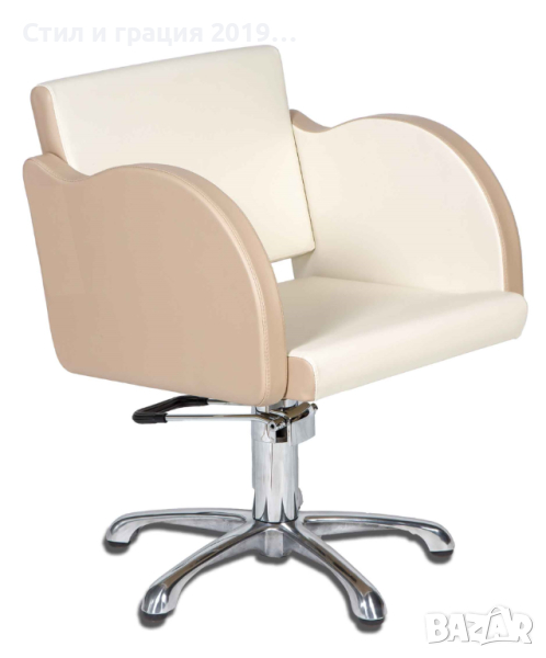 Фризьорски стол Omega XL - черен, снимка 1