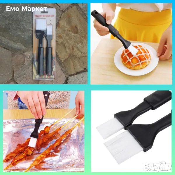 Комплект от 2 броя готварски четки, снимка 1