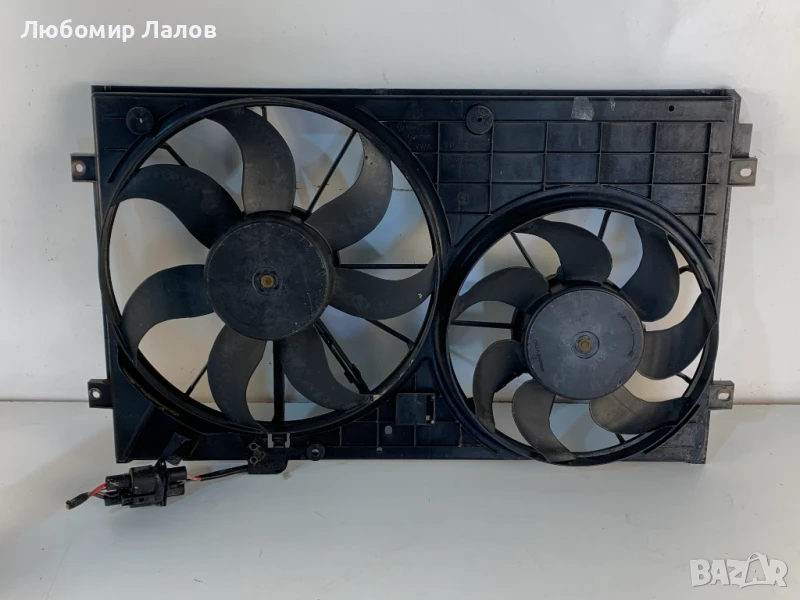 Дифузьор перки климатик охлаждане двигател Audi A3 (8PA) (04-08)г. Seat Altea (04-14)г. 1К0121207, снимка 1