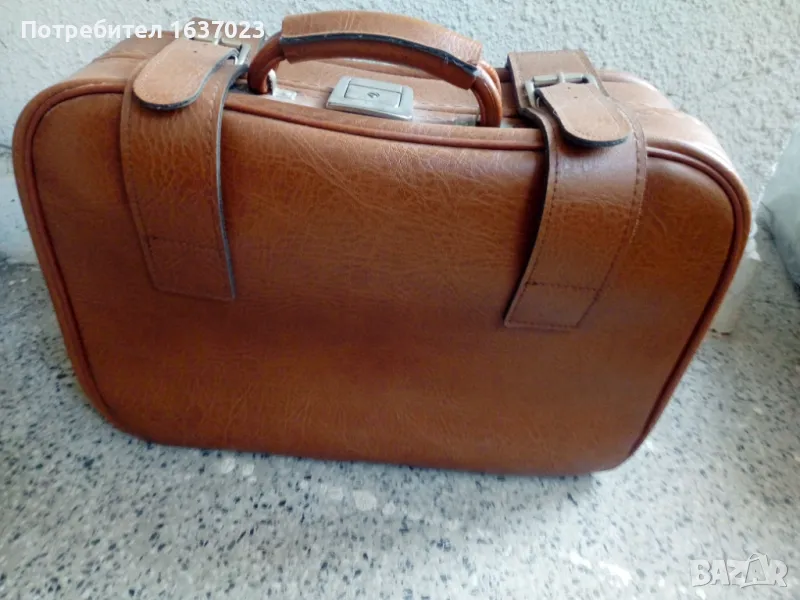 кожено куфарче от 70-те години, снимка 1