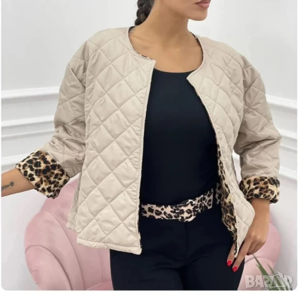 къси якета с леопардов акцент , снимка 1