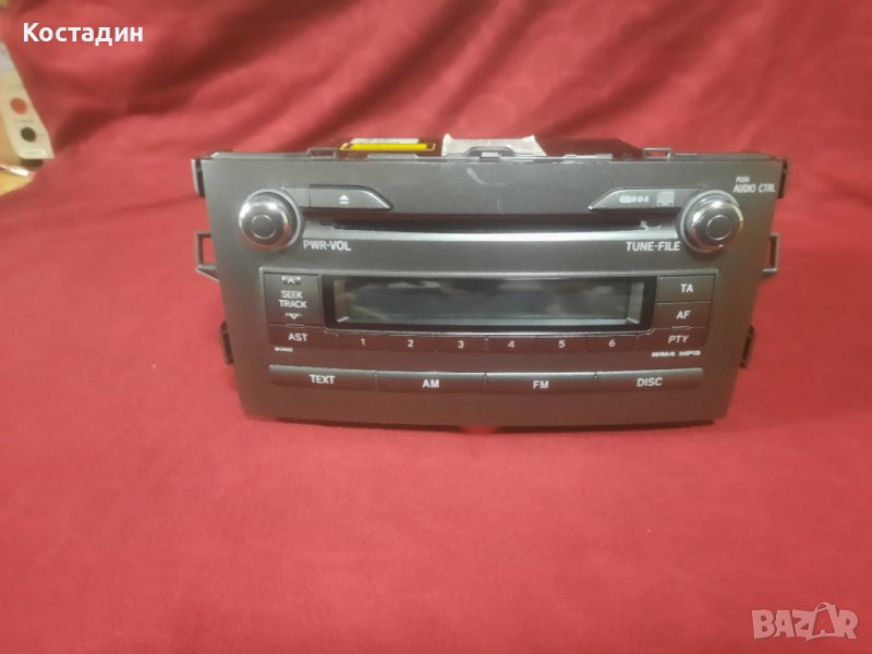 Авто радио CD  Mp3 Player Toyota Auris  , снимка 1
