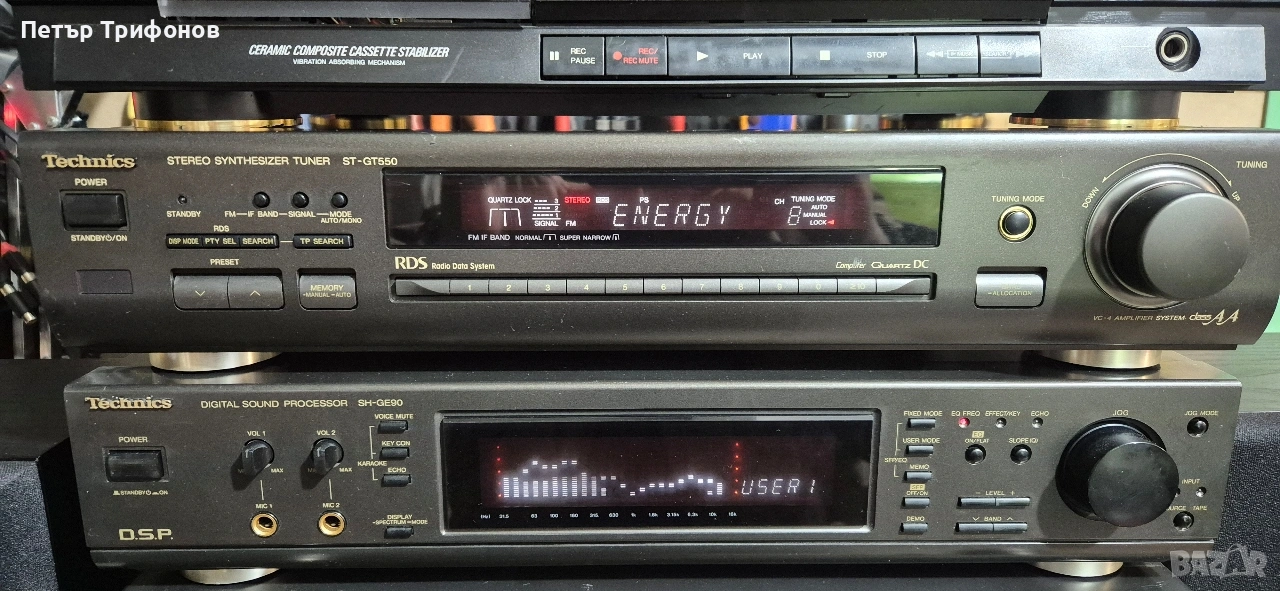 Стерео тунер TECHNICS ST-GT550 , снимка 1