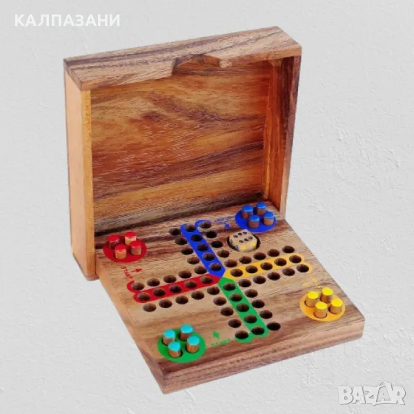 Не се сърди човече от дърво в компактна кутия. Забавление за цялото семейство LG011, снимка 1