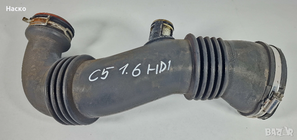 Гофриран Маркуч Турбо Ситроен Ц5 Ц4 Ц3 Citroen C5 C4 C3 Пежо 308 207 Peugeot 407 Partner 9687883680, снимка 1