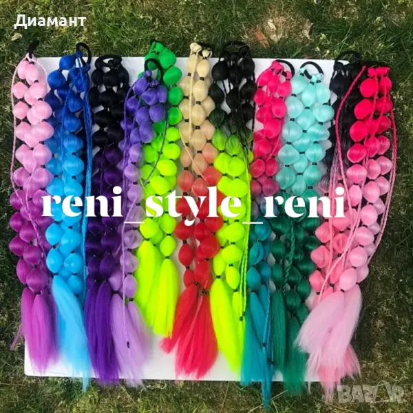 Луксозна Bubble Опашка Африкански Плитки Сенегалски Туистери Прически , снимка 1