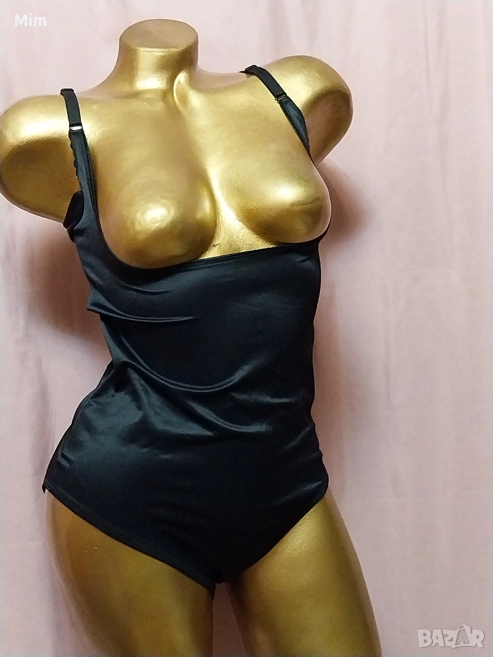  Резервирани Nice Size 44 Моделиращо черно боди с отворен бюст , снимка 1