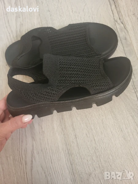 новиплетени сандали размер 37 отговарят на 36.5, снимка 1