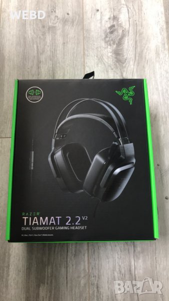 Слушалки RAZER TIAMAT 2.2 V2 BLACK, снимка 1