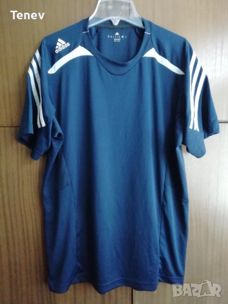 Adidas оригинална мъжка тениска фланелка синя размер М Адидас , снимка 1