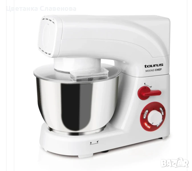 Миксер планетарен Taurus 1200w,5.5л купа, снимка 1